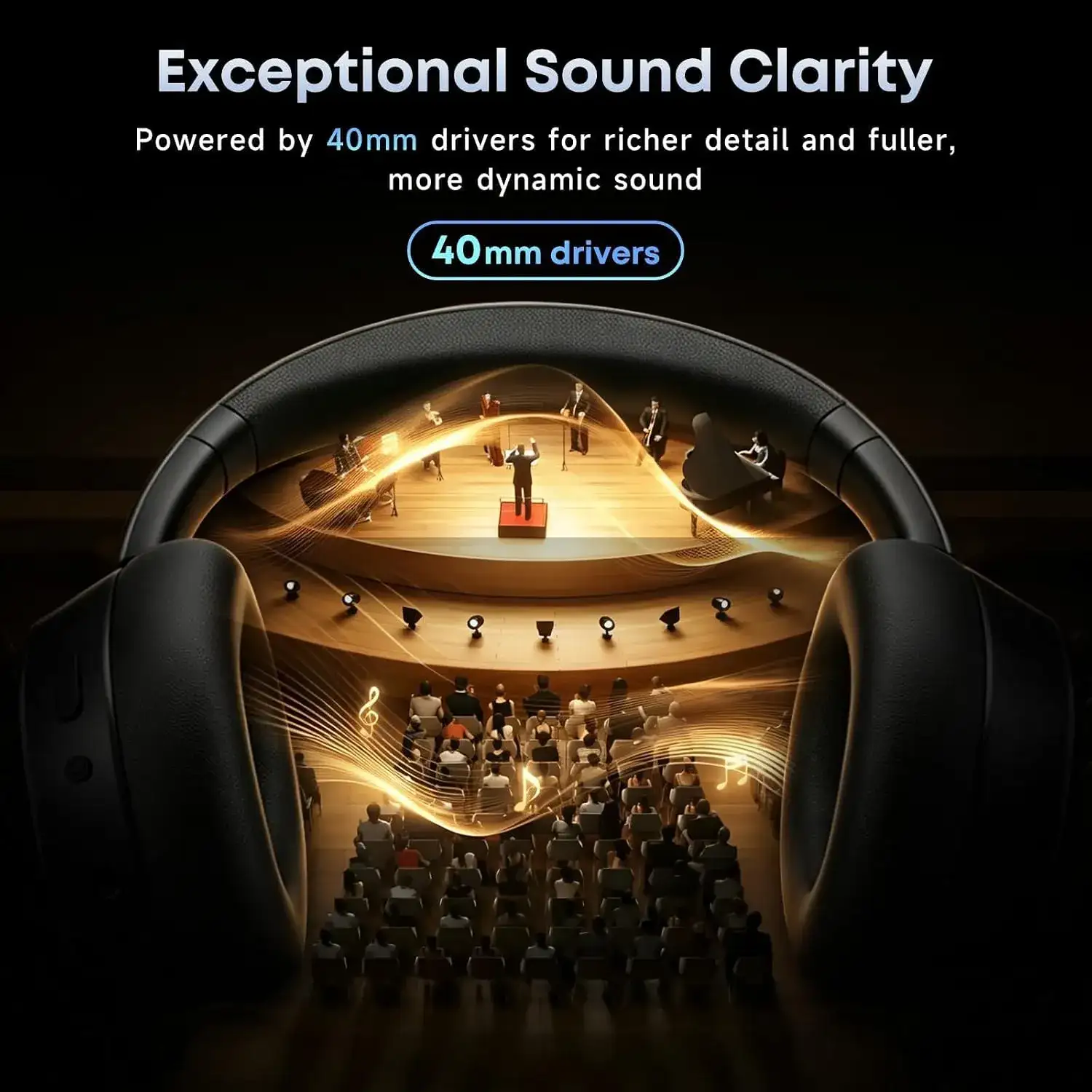 Hybrid Active Noise Cancelling Bluetooth Headphones Wireless Headphones - Image 7