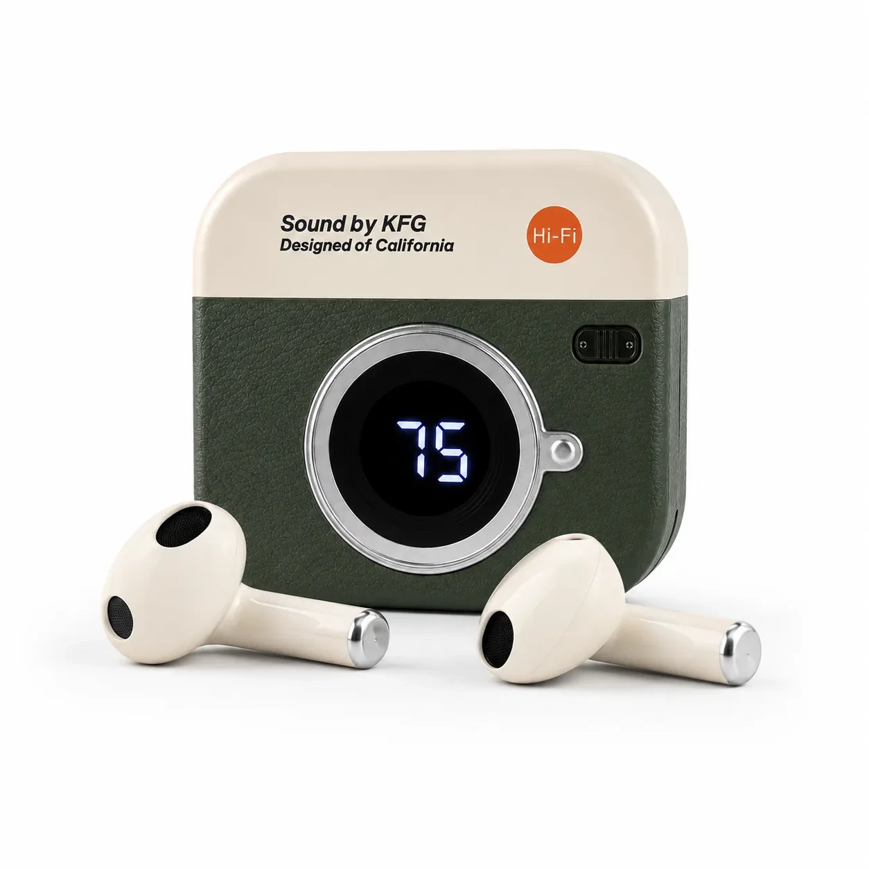 Q86 Retro Camera Design True Wireless Earbuds - Image 4