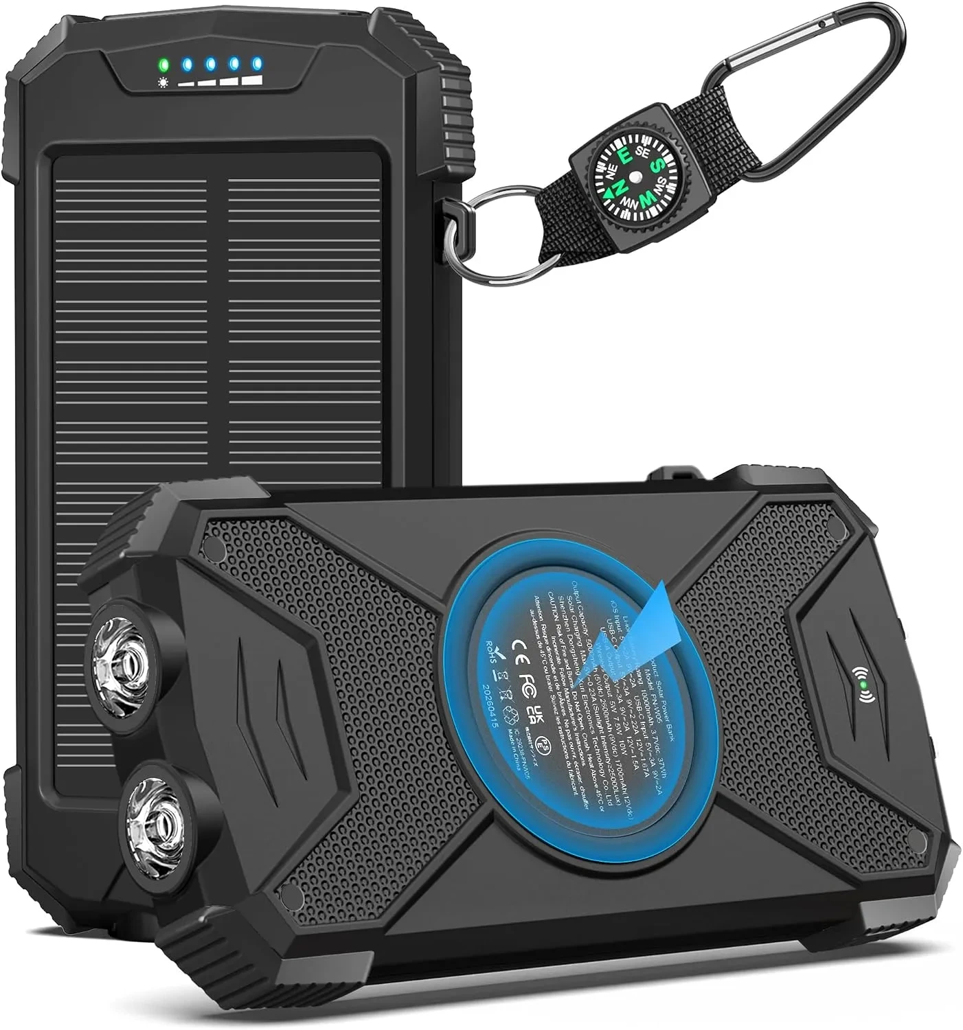 BLAVOR Solar Power Bank 10,000mAh with Wireless & 20W Fast Charging - Image 11