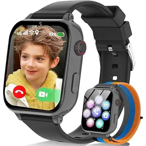 BIGGERFIVE Smart Watch for Kids No APP No Phone Needed, 1.8" Fitness Tracker Watch