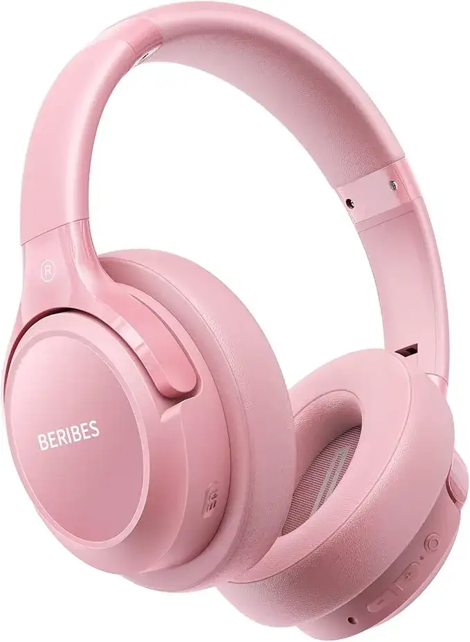 BERIBES Bluetooth Headphones Over Ear, 65H Playtime and 6 EQ Music Modes Wireless Headphones - Image 4