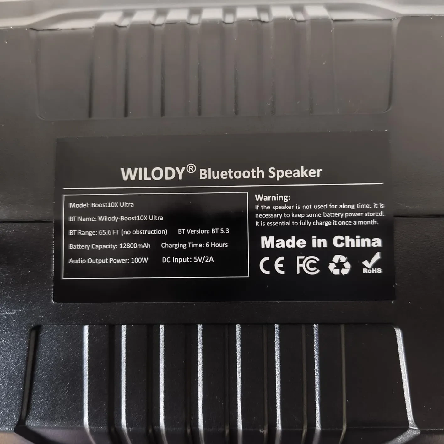 Wilody Boost10X Ultra 100W Waterproof Outdoor Portable Bluetooth Speaker - Image 13