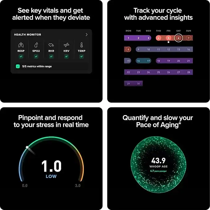 WHOOP 5.0/MG Activity Tracker – 12 Month Membership | Health & Fitness Wearable - Image 6