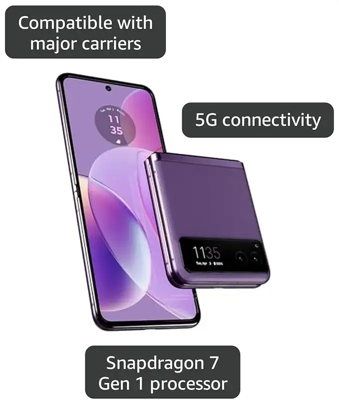 Motorola razr | 2023 | Unlocked | Made for US 8/128 | 32MP Camera | Summer Lilac - Image 5