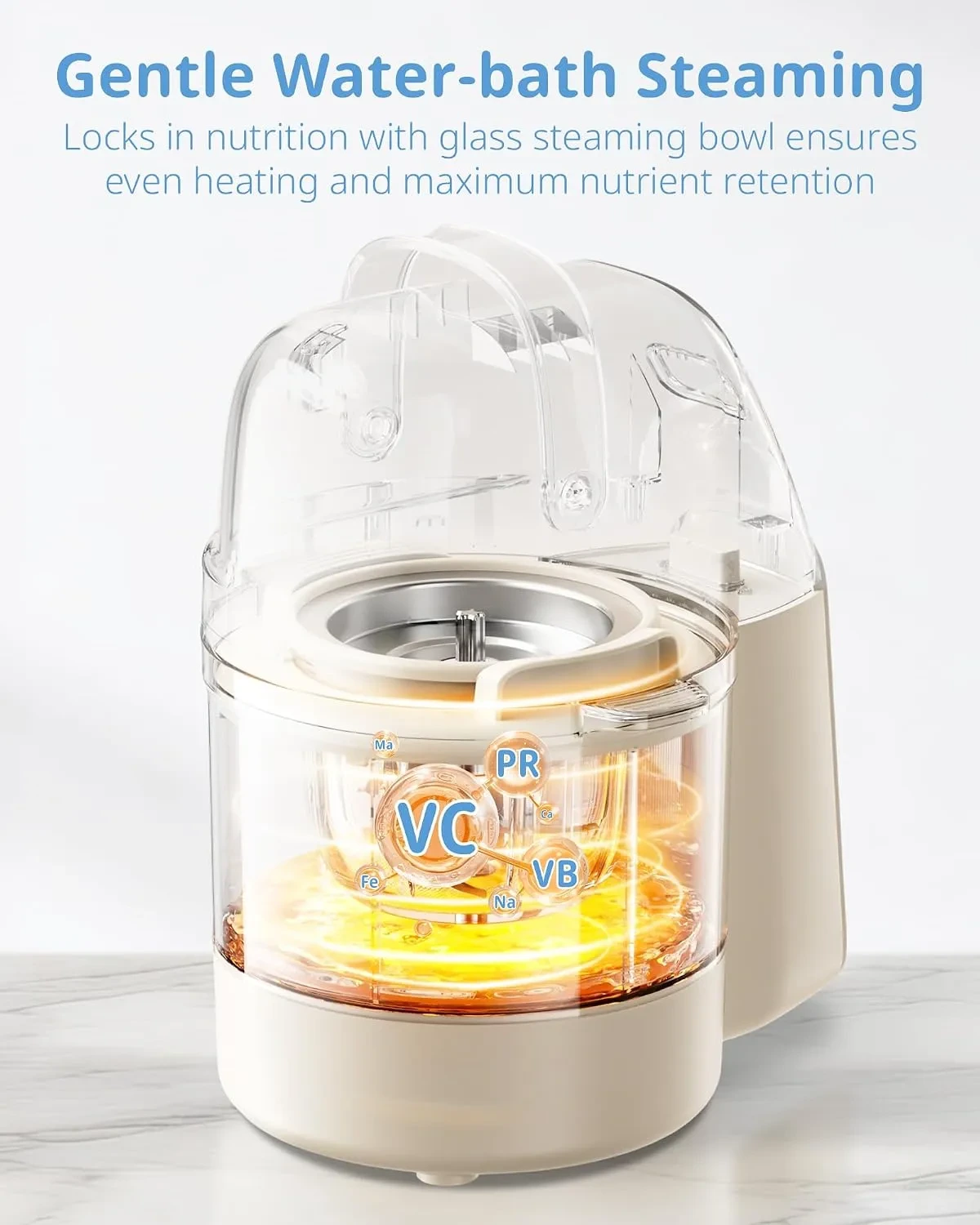 SosekiBaby Tutto 9-in-1 Baby Food Maker with Glass Bowl & Steamer - Image 3