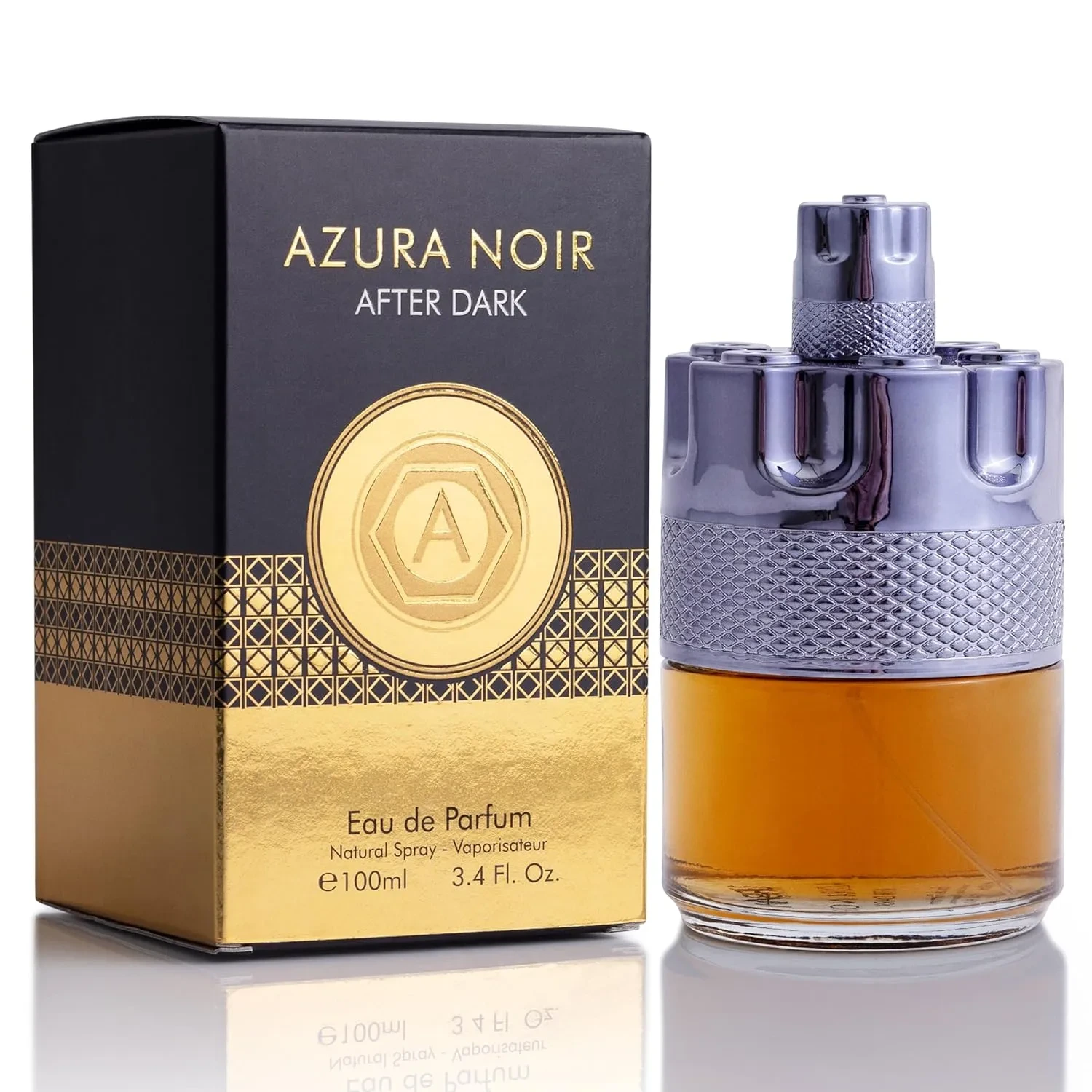 Azura Noir After Dark Eau De Parfum for Men - Long Lasting Woody Fragrance