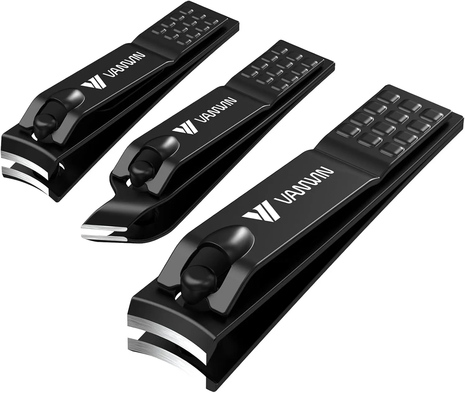 VANWIN 4-Pack German Nail Clippers Set with Glass Nail File - Image 2