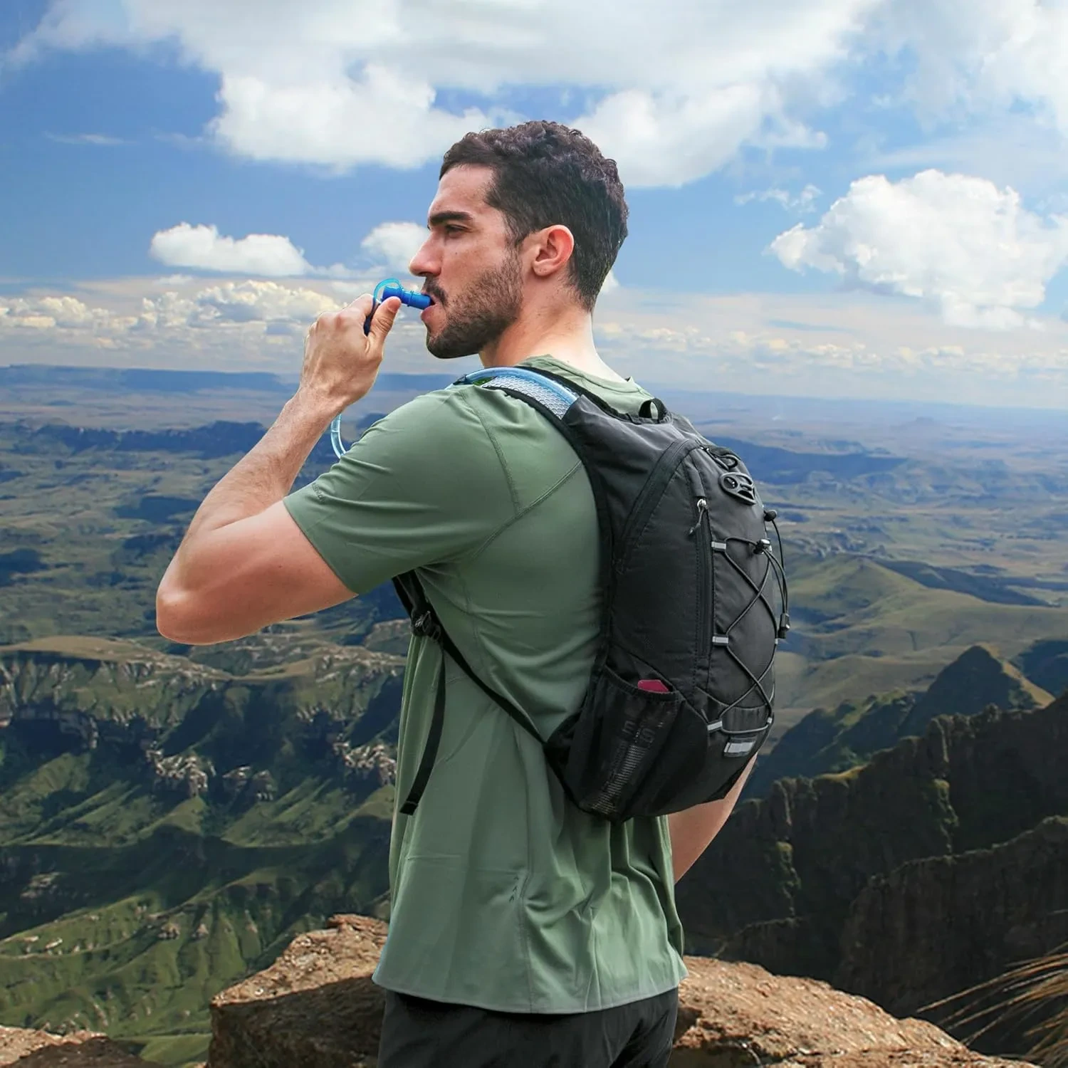 N NEVO RHINO Lightweight Hydration Backpack with 2L Water Bladder (12L) - Image 4