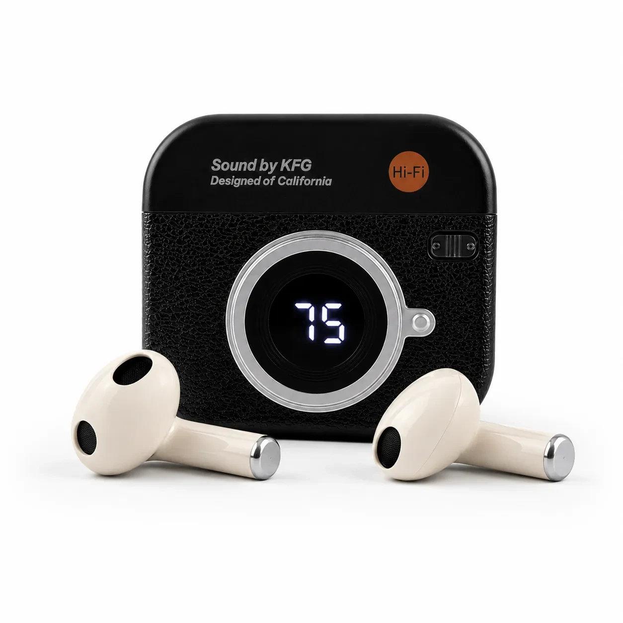 Q86 Retro Camera Design True Wireless Earbuds - Image 5