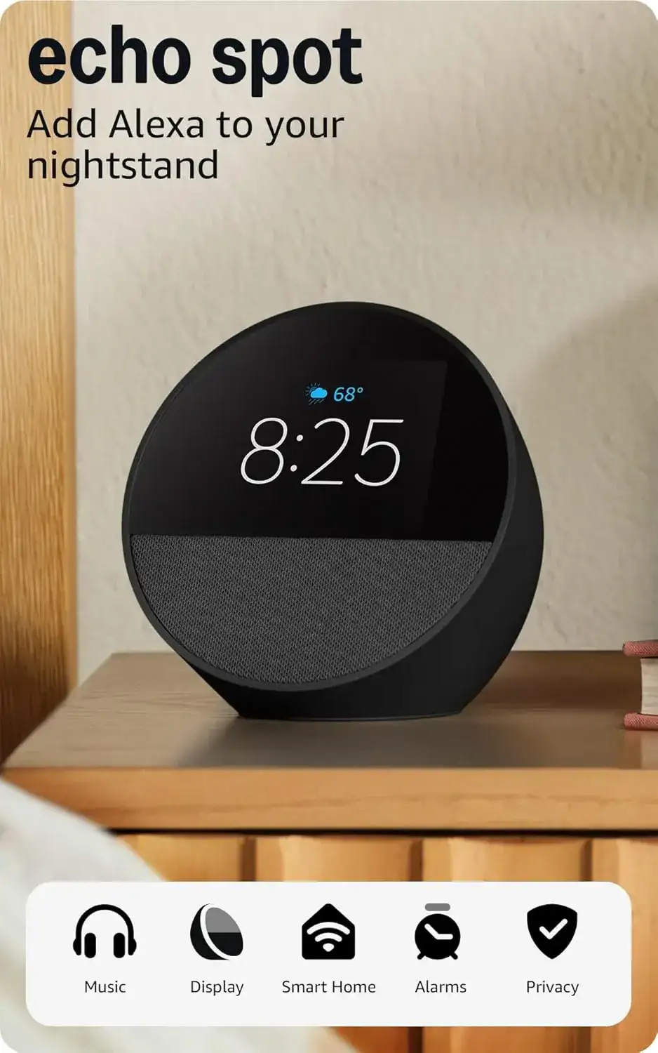 Amazon Echo & Alexa Store Amazon Echo Spot - Image 4