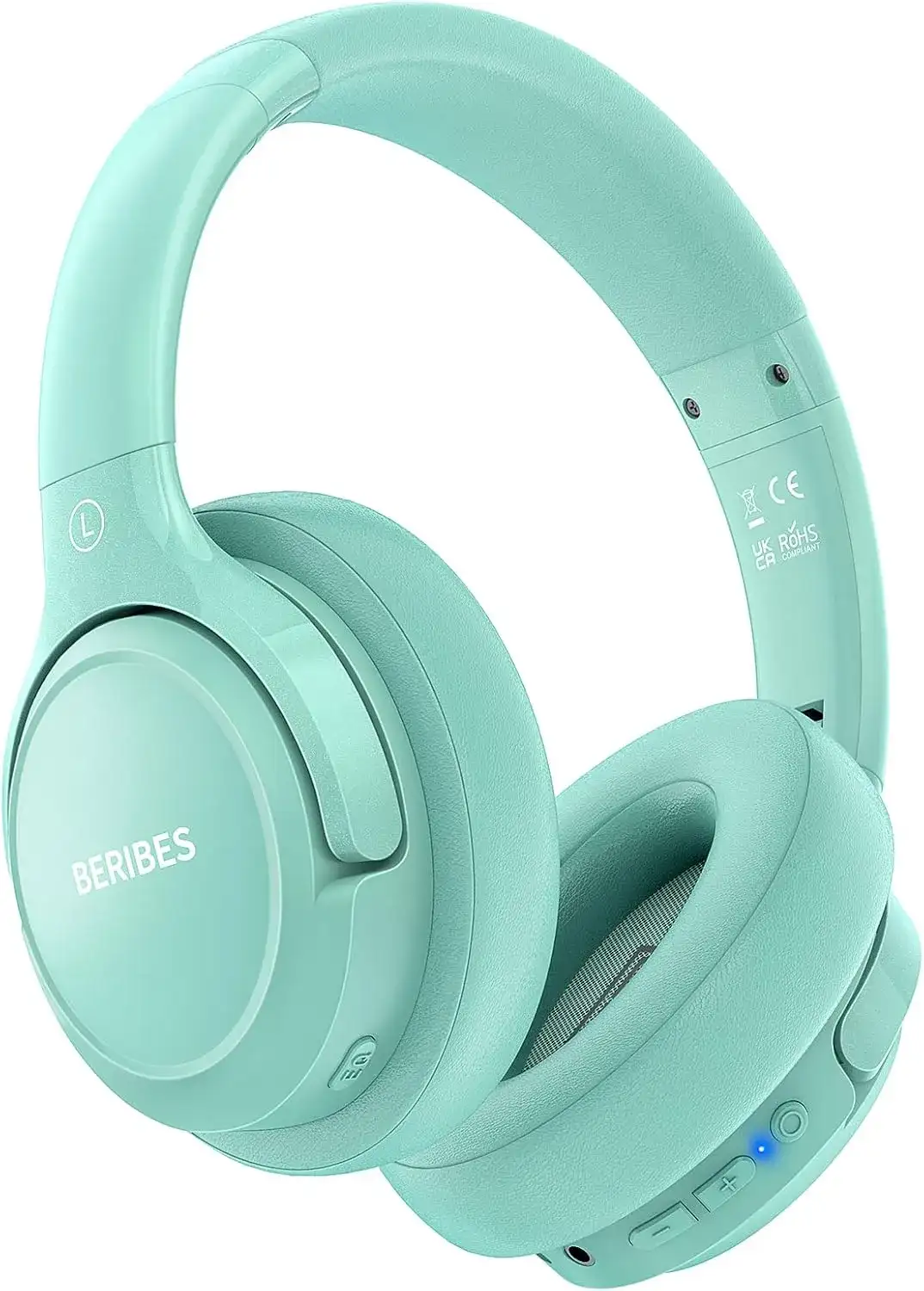 BERIBES Bluetooth Headphones Over Ear, 65H Playtime and 6 EQ Music Modes Wireless Headphones - Image 2